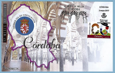 Filatelia 2017 - Córdoba - 12 meses, 12 sellos - Sobre Primer día de circulación Filatelia 2017 - Córdoba - 12 meses, 12 sellos - Sobre Primer día de circulación
