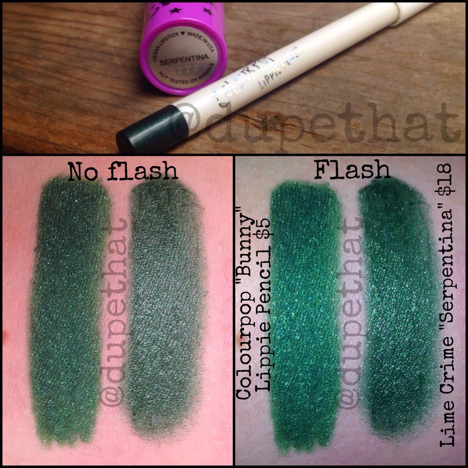 lime crime serpentina