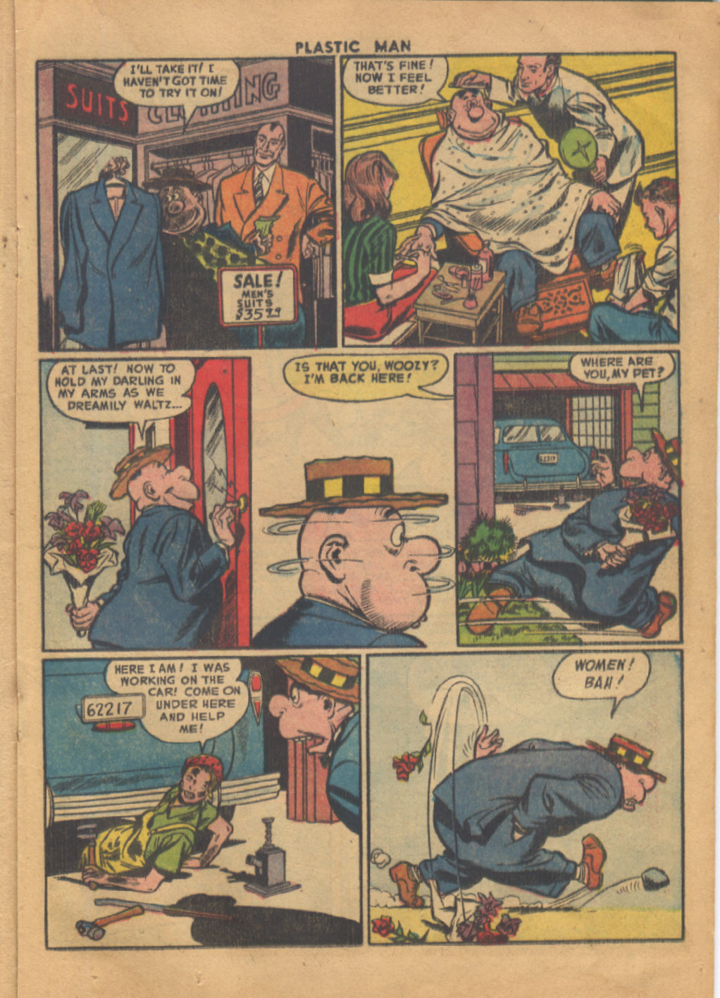 Read online Plastic Man (1943) comic -  Issue #48 - 17