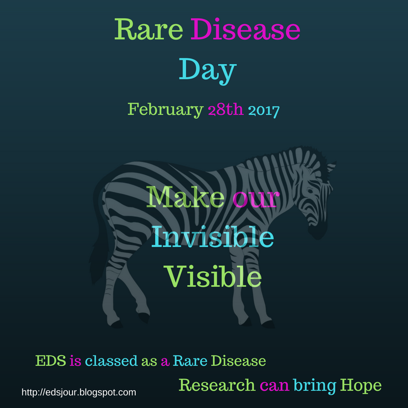 MY EDS JOURNEY Rare Disease Day February 28th