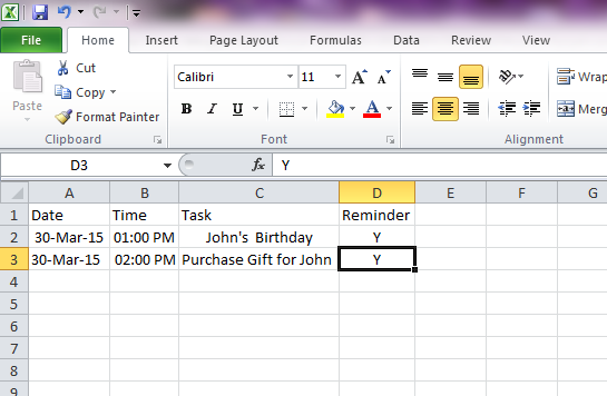 Learn Excel In Easy Steps Create A Reminder Using VBA Learn Excel In Easy Steps Create A Reminder Using VBA