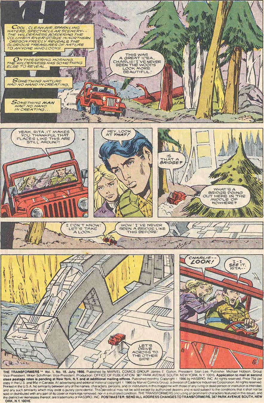 The Transformers (1984) issue 18 - Page 2