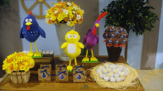 Bonecos Galinha Pintadinha