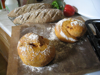 tomato and chorizo bread