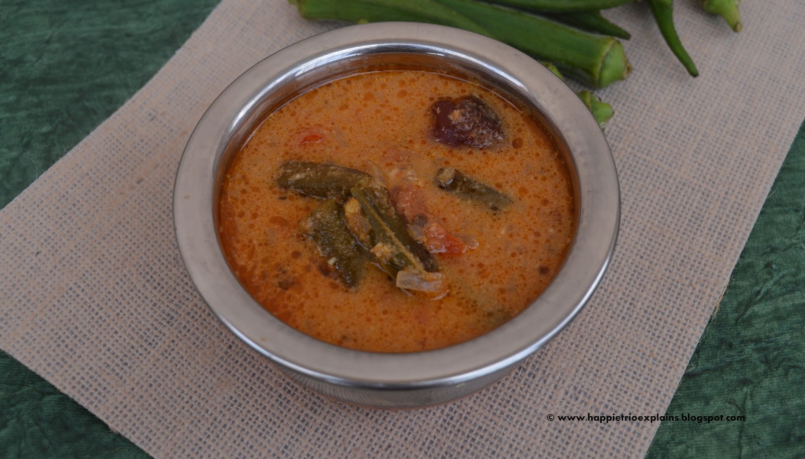 Lady's finger Puli kulambu Vendakai Puli kuzhambu Cook with Sharmila