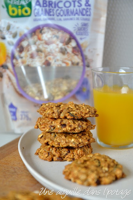 Muesli cookies à la compote de pomme (vegan)