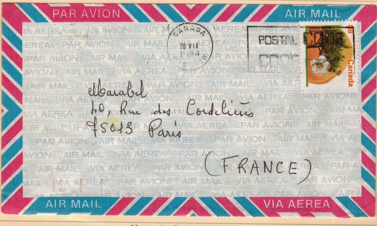 Postal History Corner: 8. International (Universal Postal Union) Letter ...