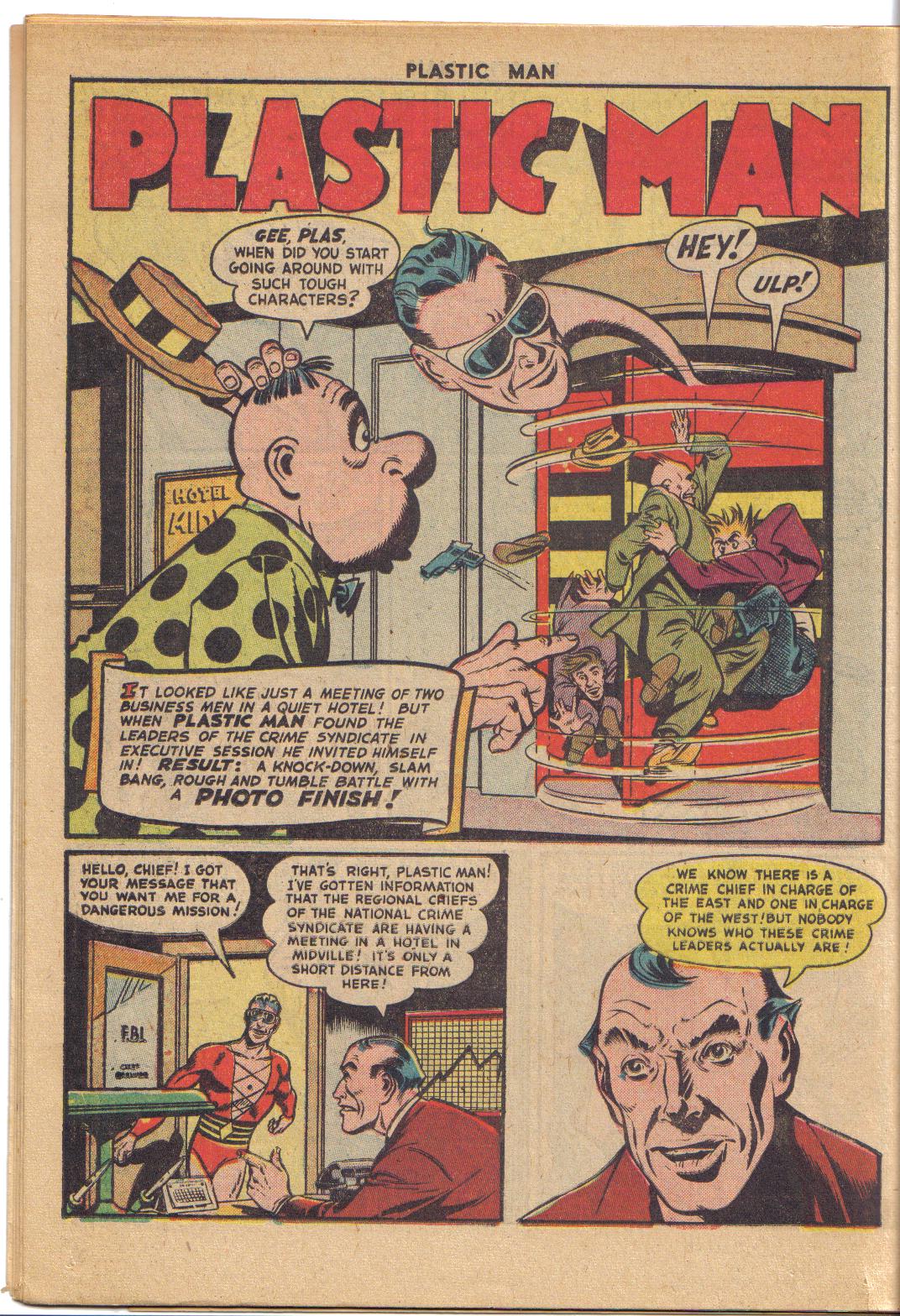 Read online Plastic Man (1943) comic -  Issue #33 - 19