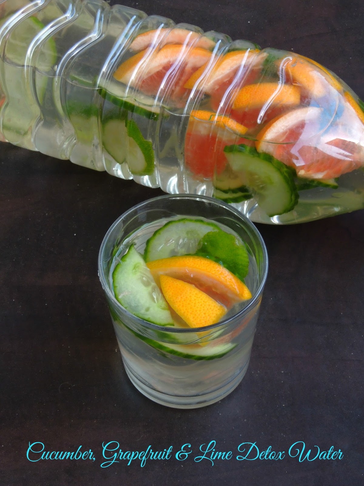 Cucumber, Grapefruit & Lime Detox Water Cook N Click