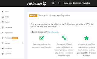 Paysuites, ganar dinero con Publisuites Paysuites, ganar dinero con Publisuites