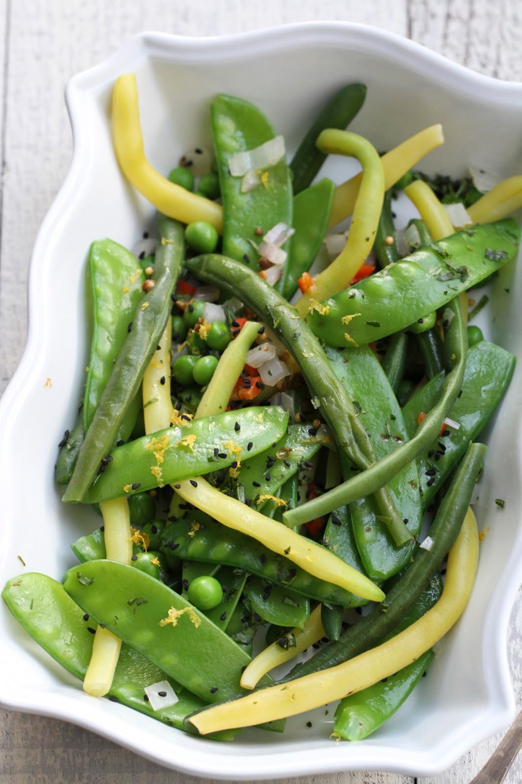 Green Bean Salad with Mustard Seeds and Tarragon Ever Open Sauce