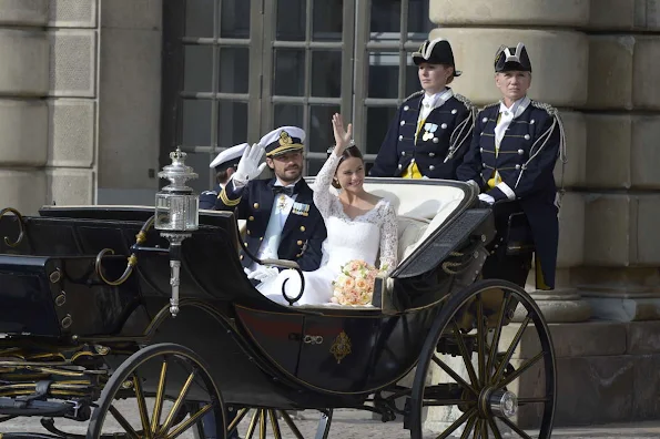 Prince Carl Philip and Princess Sofia (yes, Princess Sofia!, Royal title is now HRH Princess Sofia, Duchess of Värmland). 