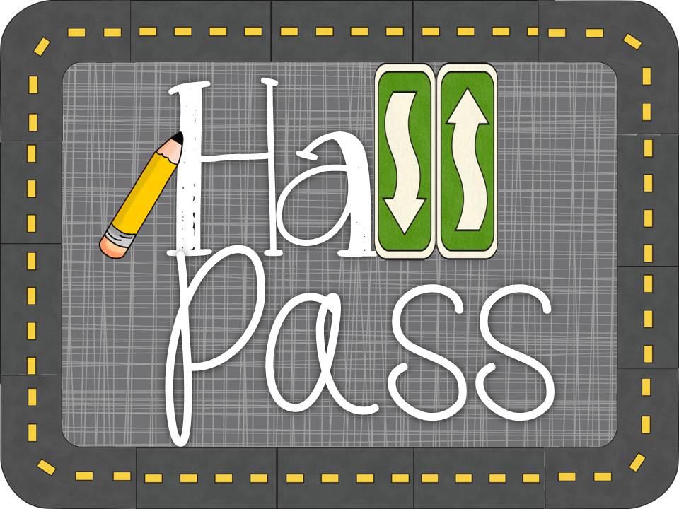 Hall Passes Template