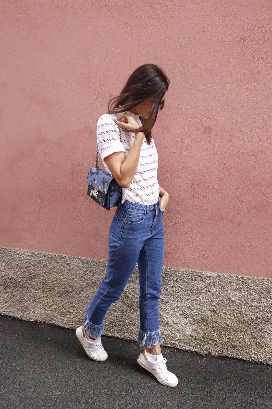 Maeva dck, blogueuse mode, jean mom