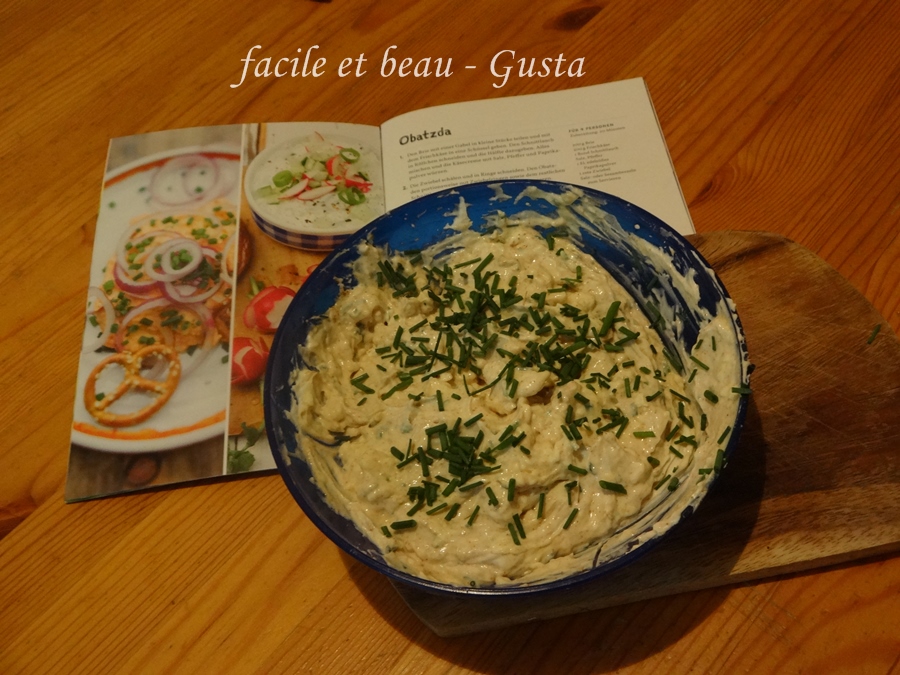 facile et beau - Gusta: Obatzda ohne Butter und ganz mild