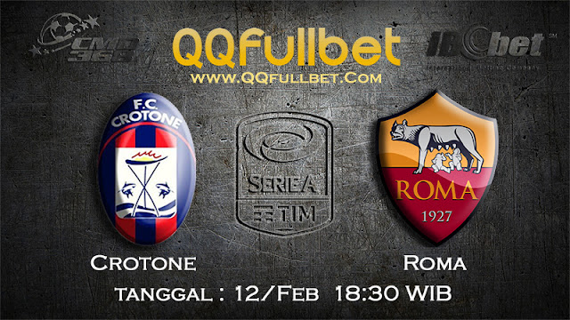 PREDIKSIBOLA - PREDIKSI TARUHAN CROTONE VS AS ROMA 12 FEBRUARI 2017 (SERIE A ITALIA)