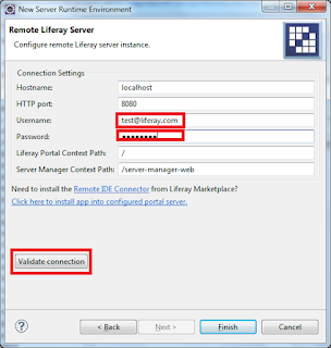 Liferay Remote IDE Connector - Remote Liferay Server