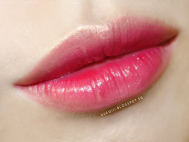Laneige Two Tone Lip Bar in 02 Red Blossom Lip Swatch