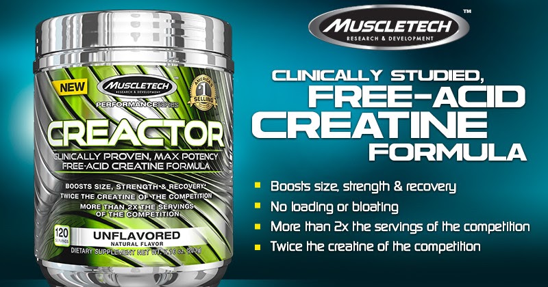 MuscleTech Creactor Creatine Review | Bodybuilding Your Whey