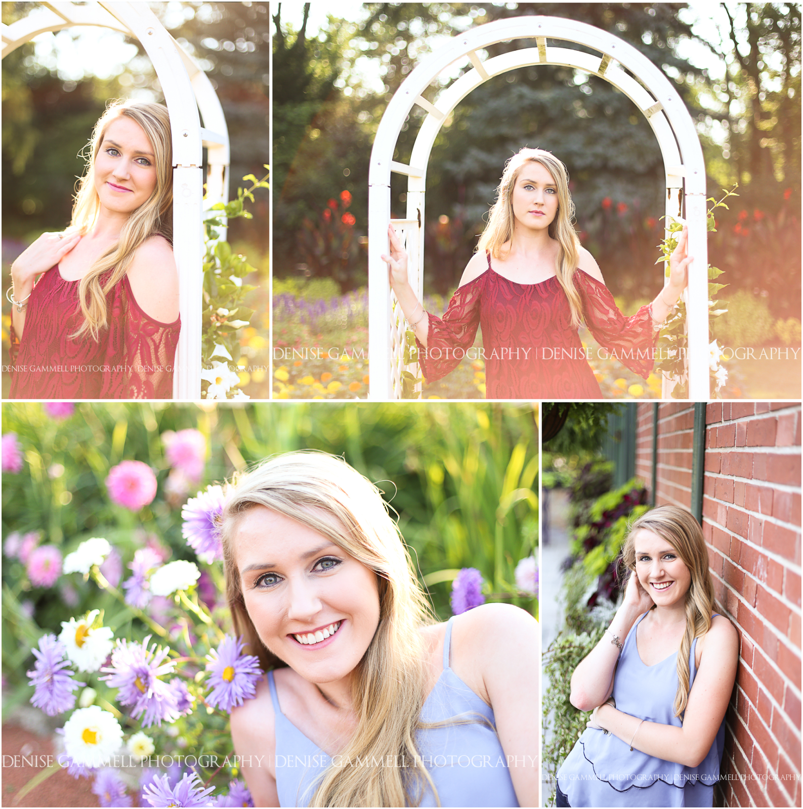 Elizabeth Park Rose Garden Senior Portraits West Hartford Ct