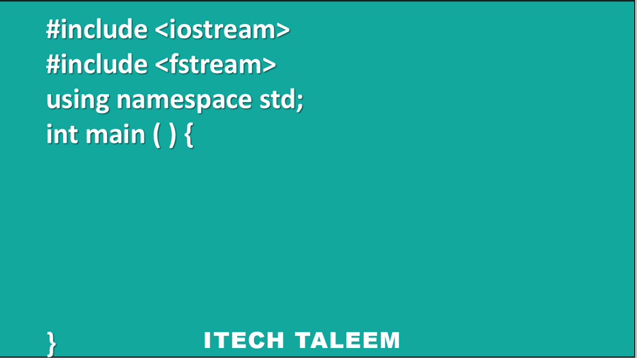 C++ File Handling ( Read a File )