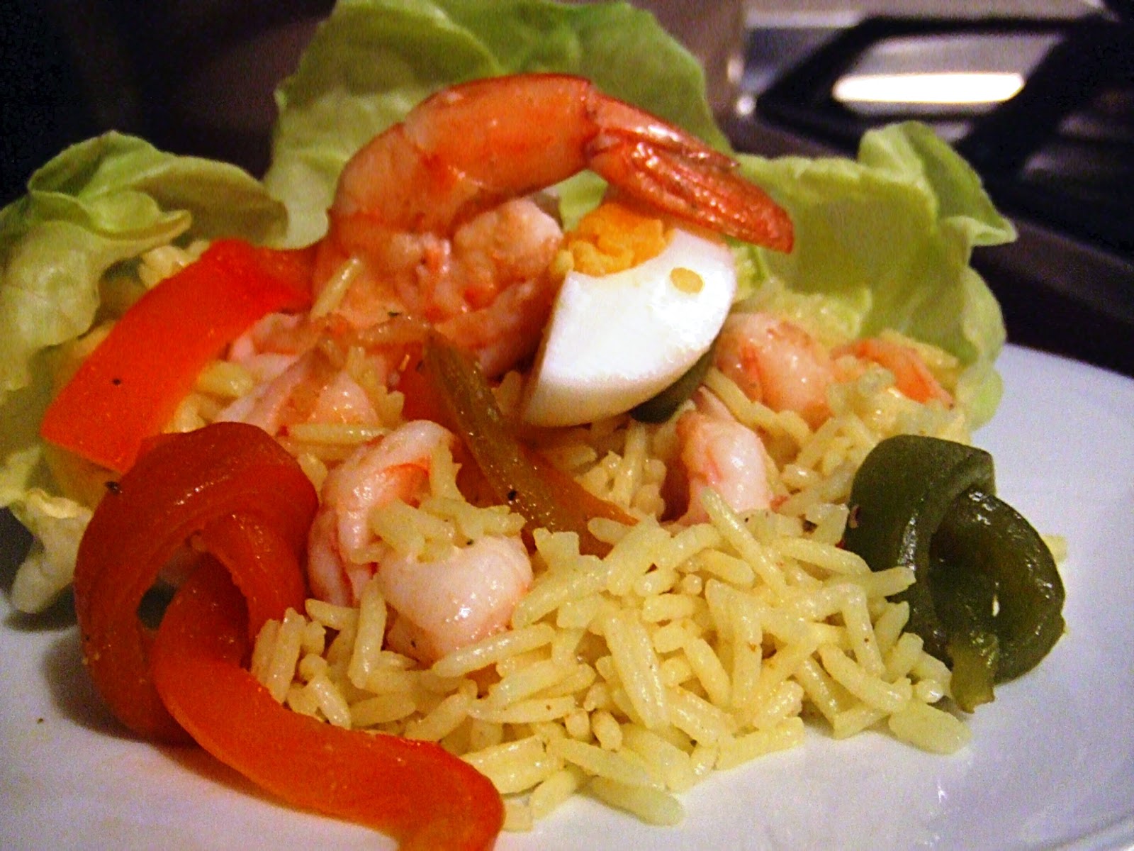 Tentazioni di gusto Riso freddo al curry con gamberi e peperoni