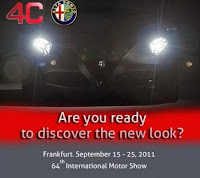 Alfa Romeo 4C -un nou teaser