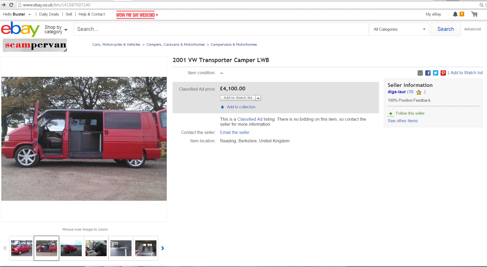 vw transporter camper ebay