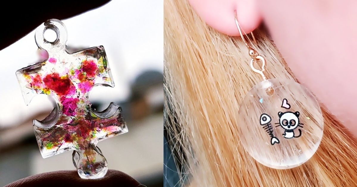 EPOKSİ REÇİNE VE OJE İLE TAKI YAPIMI / BİLEKLİK, KÜPE, KOLYE