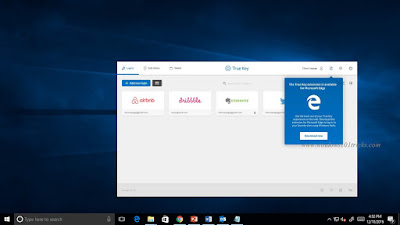 Intel TrueKey New Extensions in Microsoft Edge Intel TrueKey New Extensions in Microsoft Edge