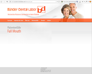 Das Bündner Dental-Labor mit seiner ultimativ informativen Webseite: "Alles über das EwCMS 3.0"