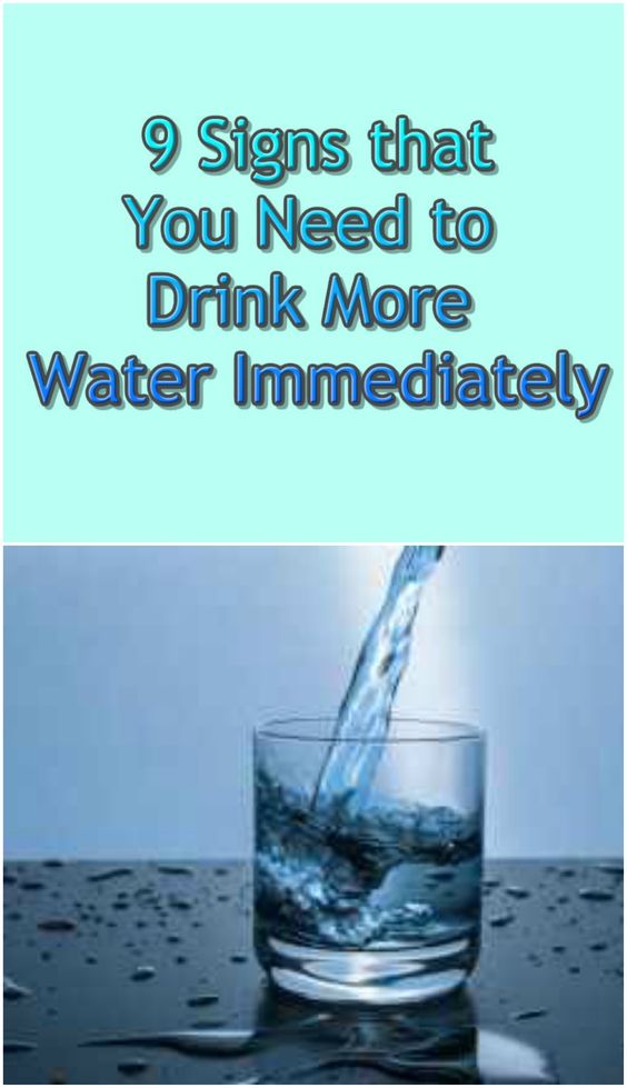 9 Signs that You Need to Drink More Water Immediately HEALTH CAPSULES
