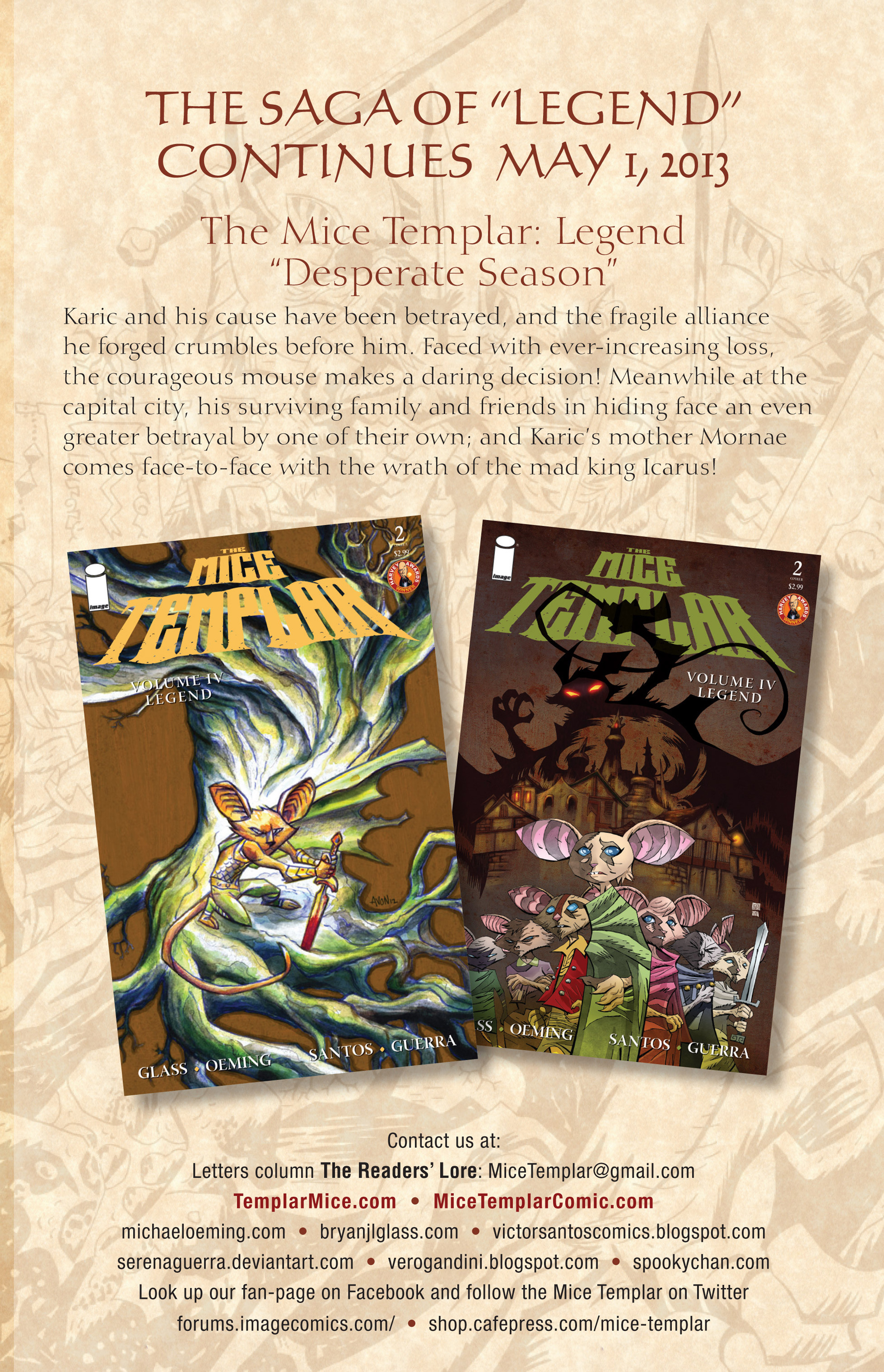 Read online The Mice Templar Volume 4: Legend comic -  Issue #1 - 42