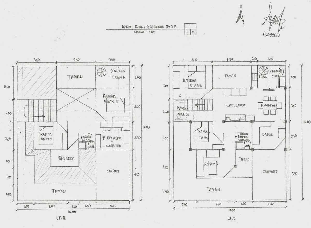 Desain Rumah Minimalis 2 Lantai Ukuran 10x15 Desain Rumah Minimalis
