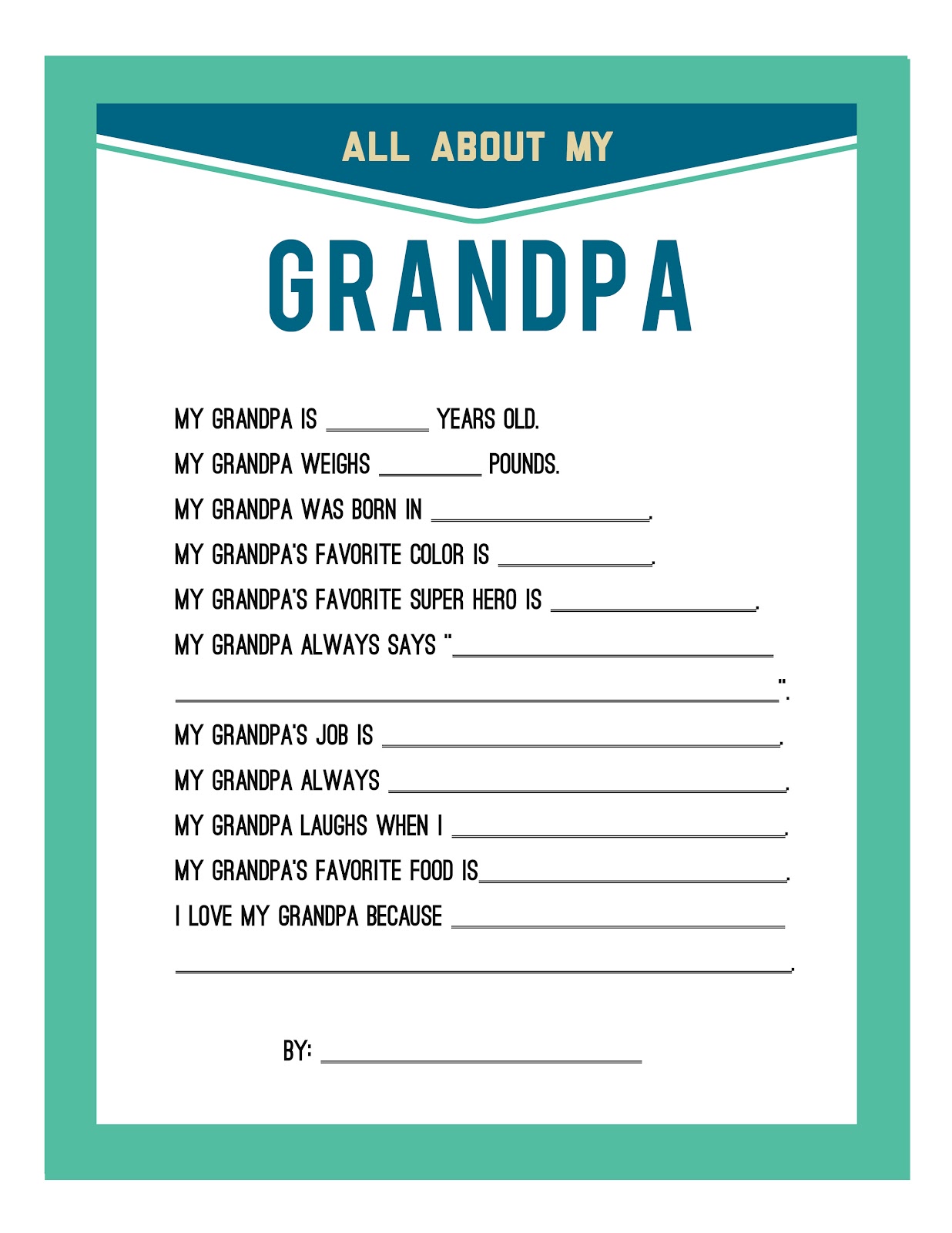 all-about-my-grandpa-printable-free