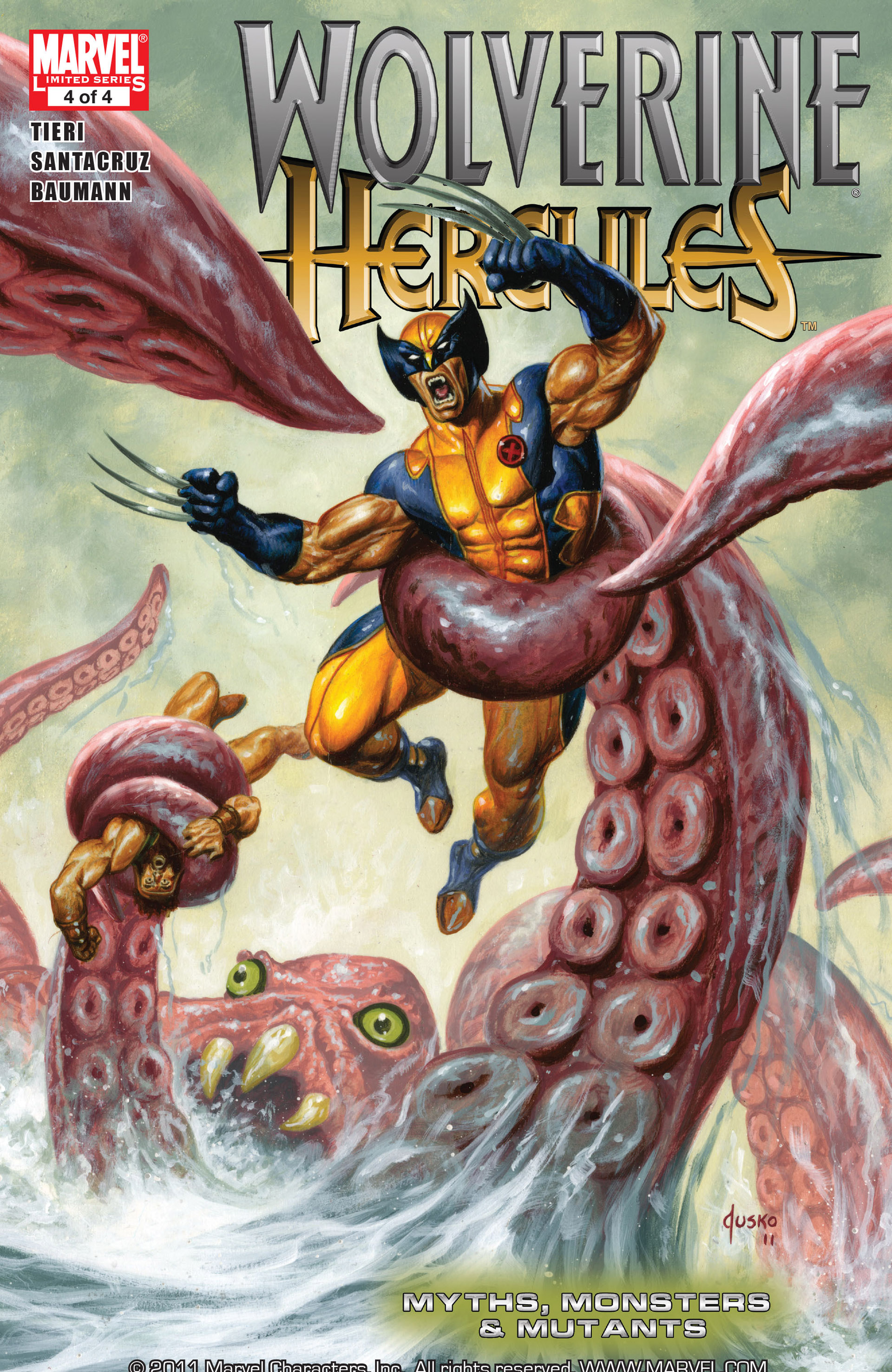 Read online Wolverine/Hercules - Myths, Monsters & Mutants comic -  Issue #4 - 1