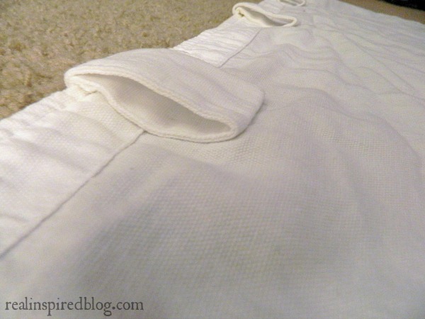 Real Inspired How To Make No Sew Knock Off Ikea Curtains