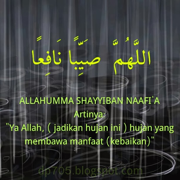 Dp Bbm Doa Turun Hujan Bergerak