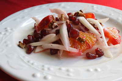 buon anno con un'insalata portafortuna