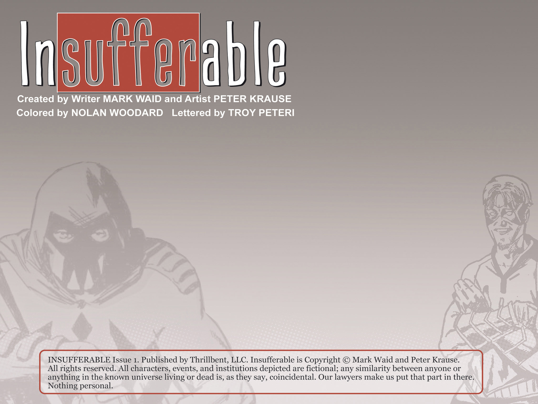 Read online Insufferable (2012) comic -  Issue #1 - 2