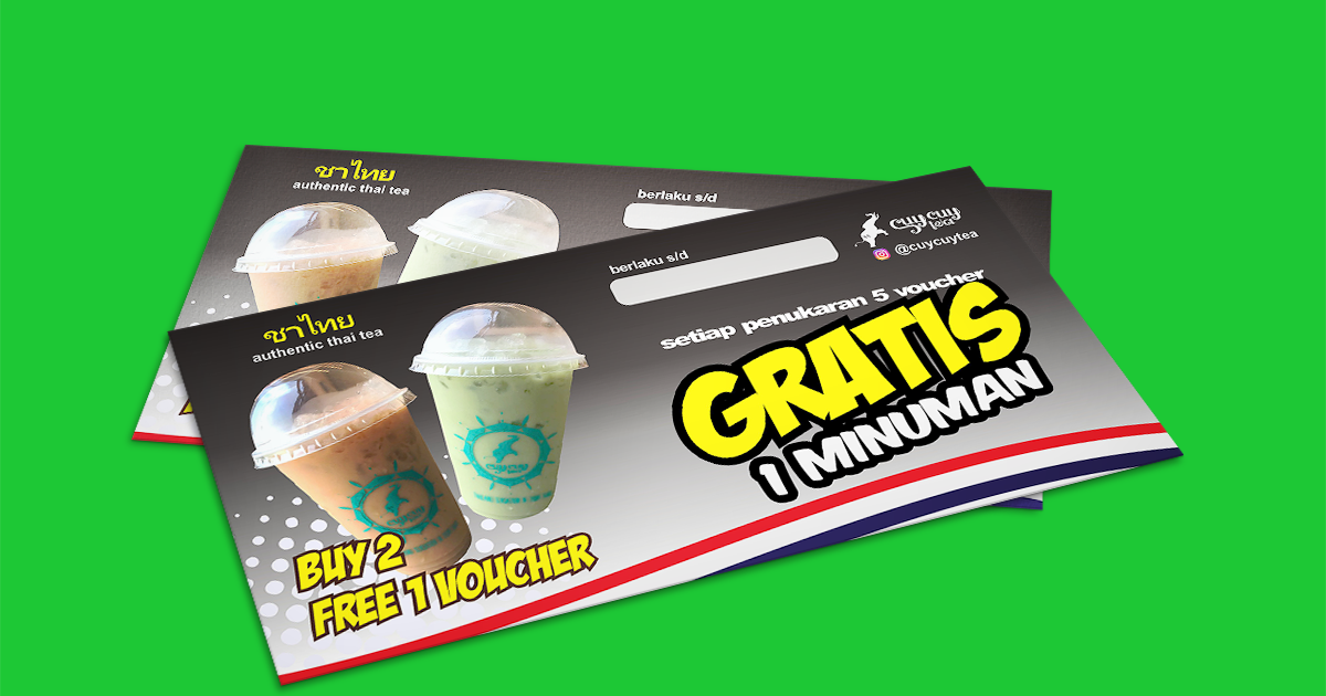 Desain Spanduk Thai Tea gambar spanduk