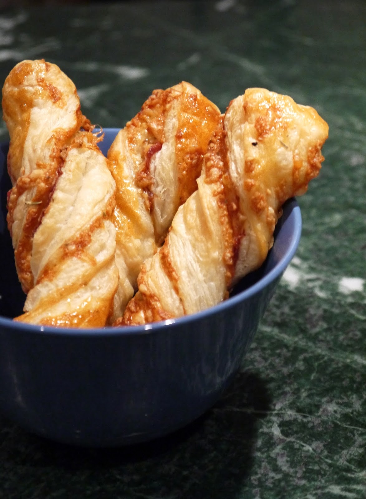 Herby Parma Ham Cheesey Twists! The Betty Stamp