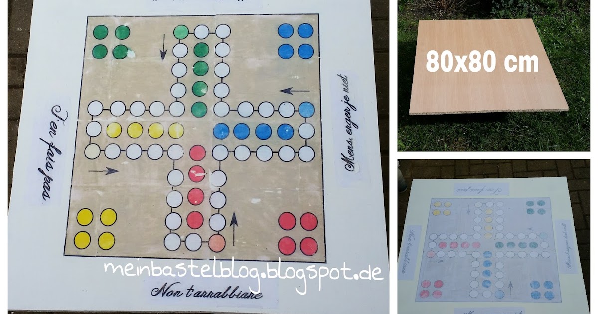 mein Bastelblog : Mensch ärgere dich nicht XXL