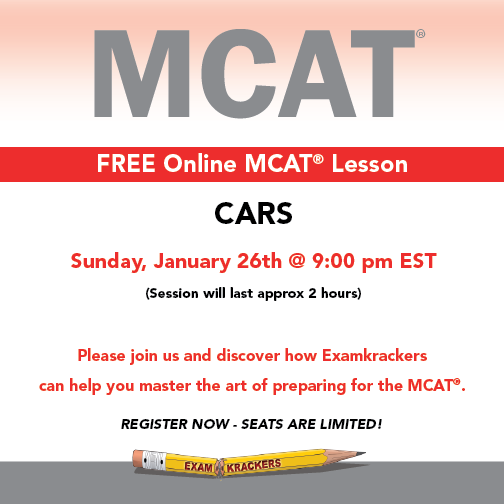 Free CARS MCAT Lesson!