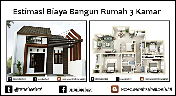 Biaya Bangun Rumah Minimalis 3 Kamar Tidur