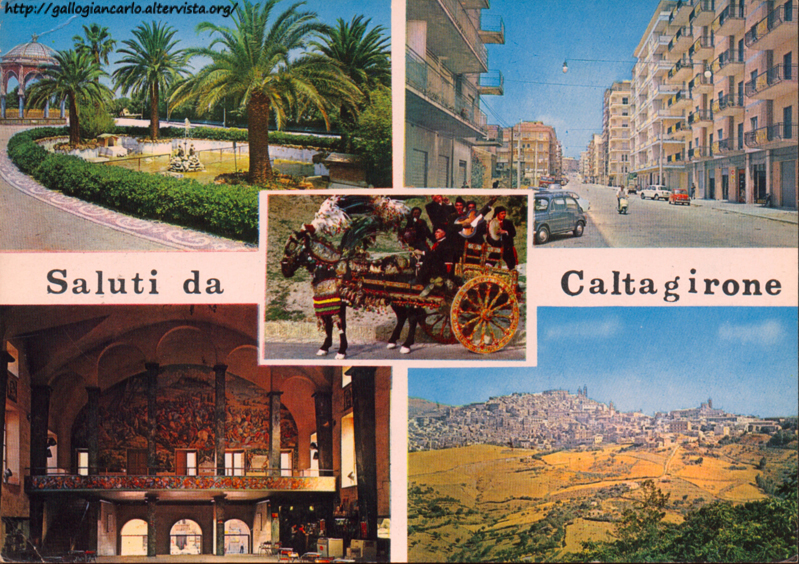 Cartoline da collezione Cartolina_Caltagirone