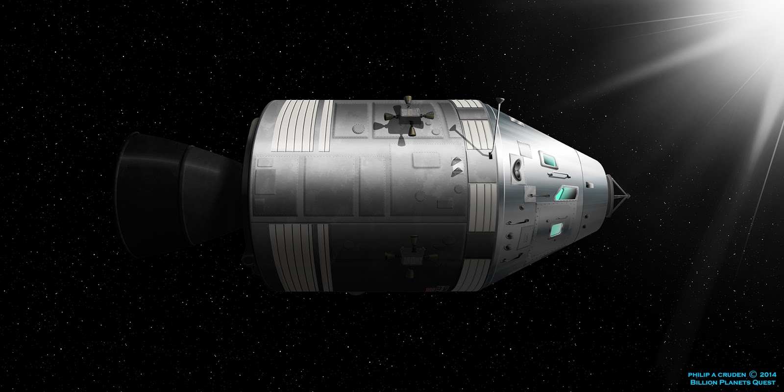 Billion Planets Astronomy and Art: The Apollo Program