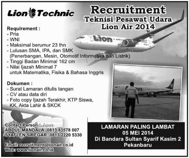 Lion Air 2014 - Karir Riau
