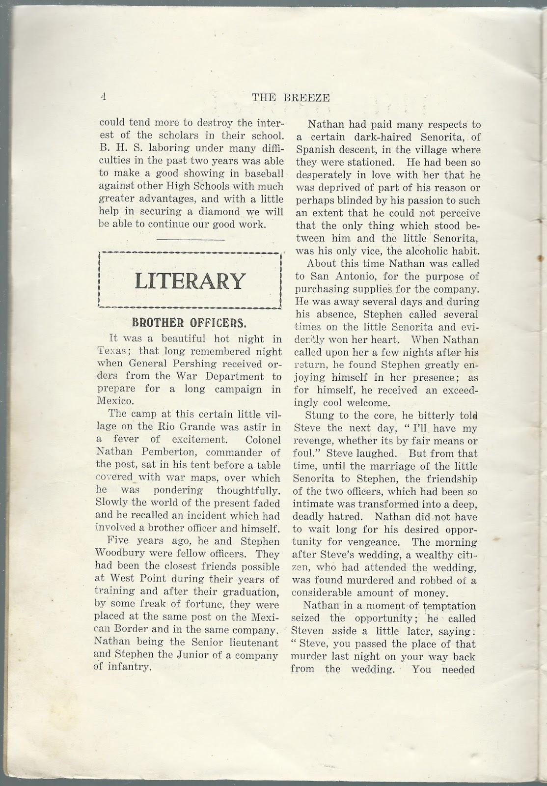 Heirlooms Reunited May, 1917, Issue of The Breeze of Brooksville High
