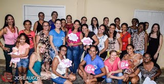 MULHERES-PRIMEIRA CAMINHADA ROSA EM RIO MARIA